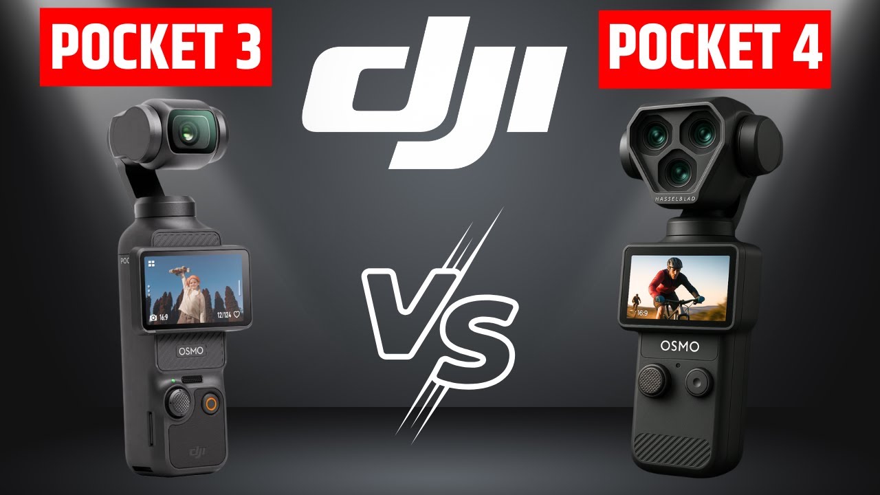 DJI OSMO Pocket 3 против Pocket 4 &mdash; посмотрите перед покупкой!