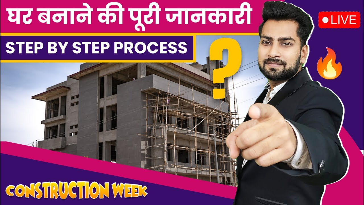 Detailed Complete House Construction Process | House Construction Process From Foundation to Finish