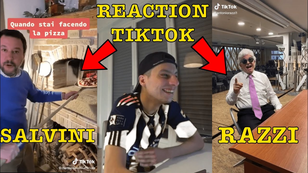 HOMYATOL REACTION TIKTOK RAZZI E SALVINI | HOMYATOL LIVE