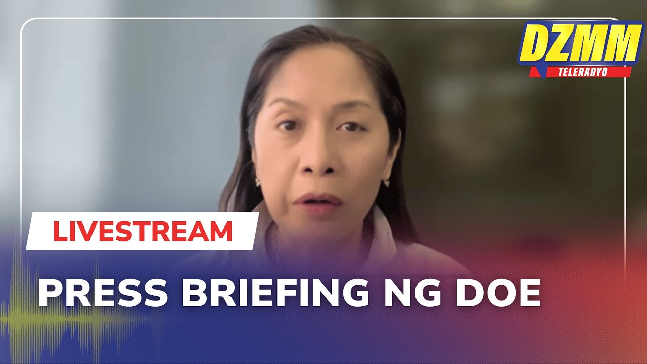 LIVE: DOE holds press briefing | DZMM Teleradyo (24 March 2026)