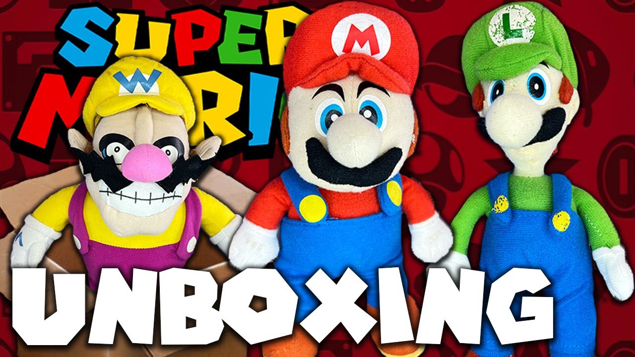 Kellytoy Mario Plush Unboxing Mario, Luigi and Wario! - Super Mario Richie
