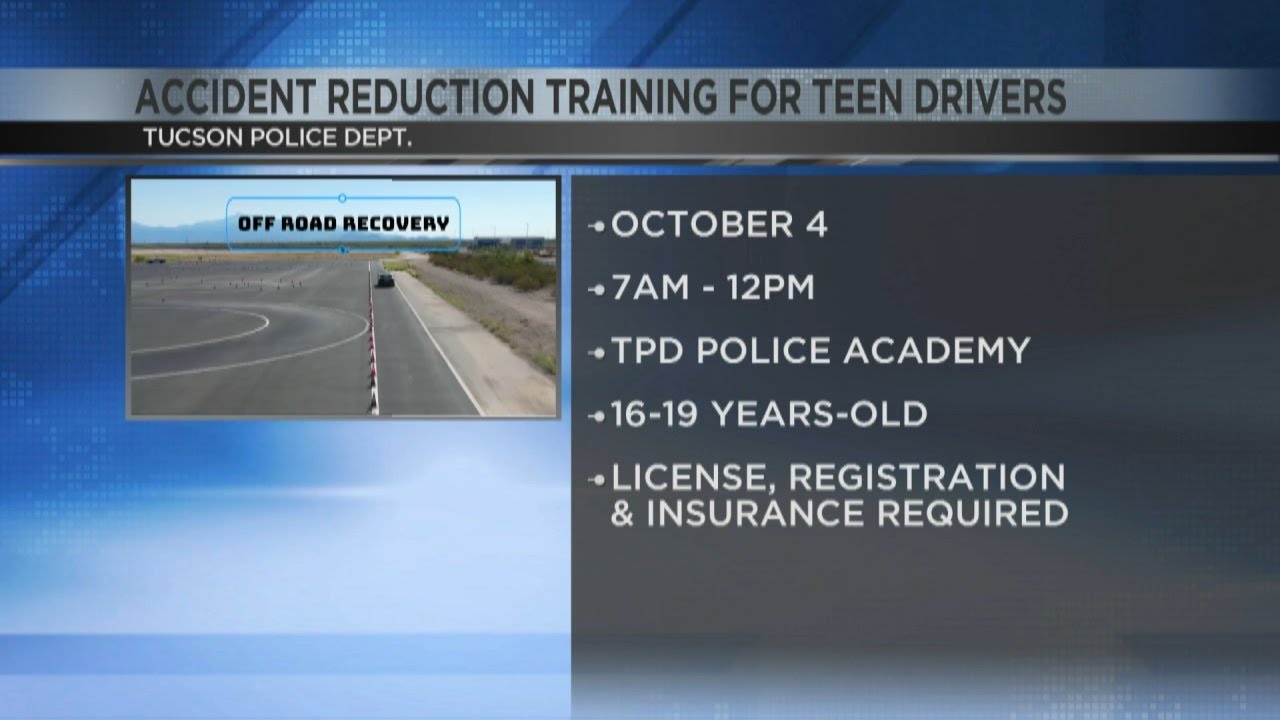 Accident reduction training for Tucson teen drivers