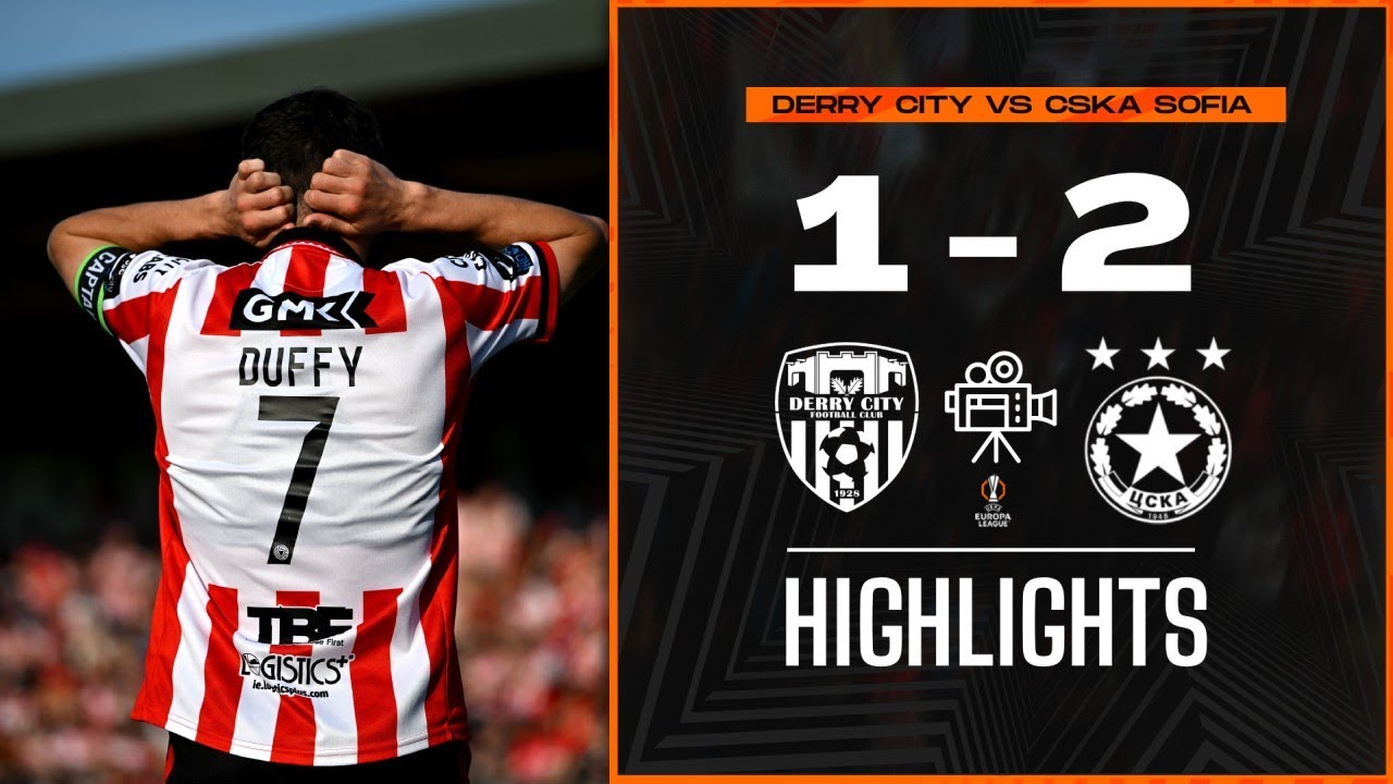 Derry City 1-2 (3-5) CSKA Sofia - UEL QR1 Highlights - 16/07/2026