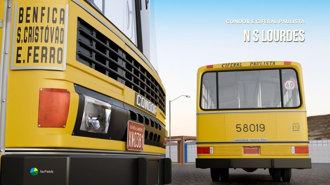 ▶️CIFERAL Paulista e Condor Urbano - Viação N S de Lourdes - Como eram os ônibus do Rio em 1980
