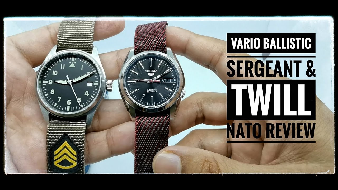#varioeveryday ballistic sargeant strap for my AddiesDive Pilot and twill nato for my Seiko SNKL45