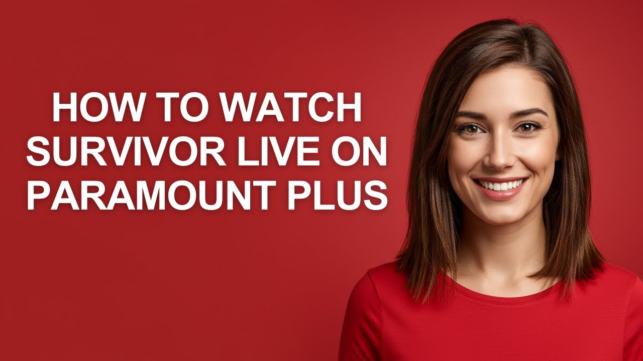 How To Watch Survivor Live On Paramount Plus - AshleyHowTo