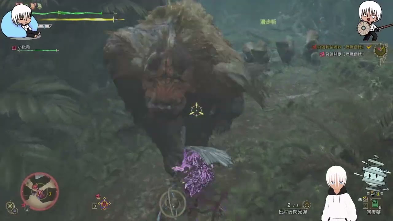 1/28《MHWilds》森林的麻痺野獸(刷單手劍 「貓拳？」和隨從裝備「盜賊裝束α�