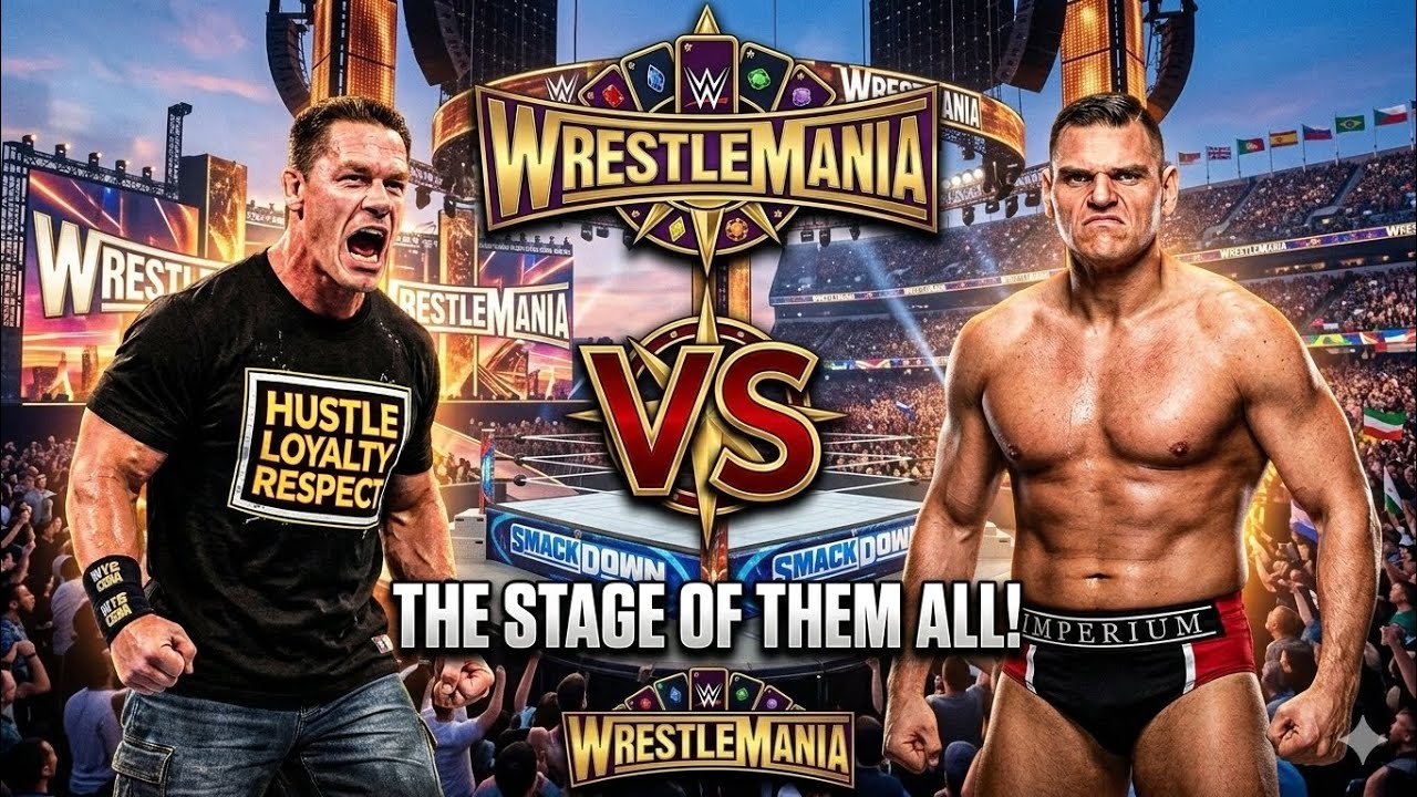 John Cena vs Gunther – Last WrestleMania Battle!