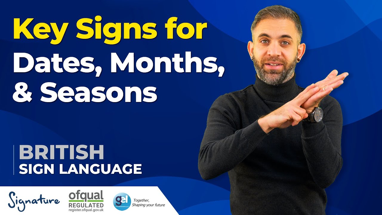 Key Signs for Dates, Months, Seasons