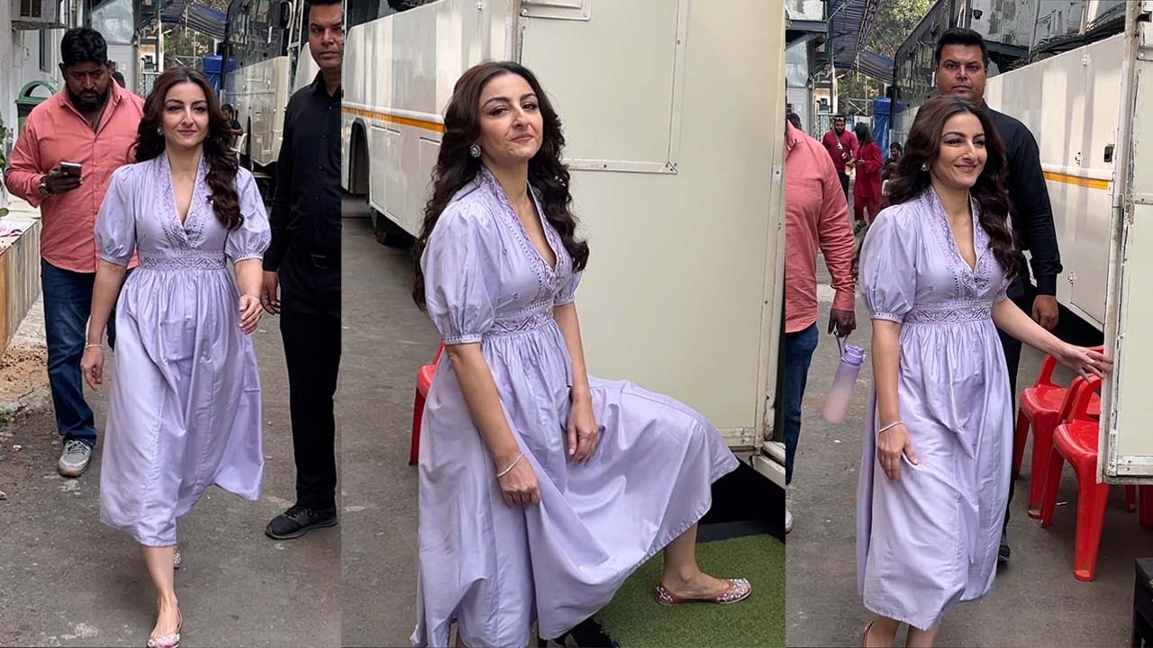 Soha Ali Khan Papped At Studio For Making Of Her Next Project