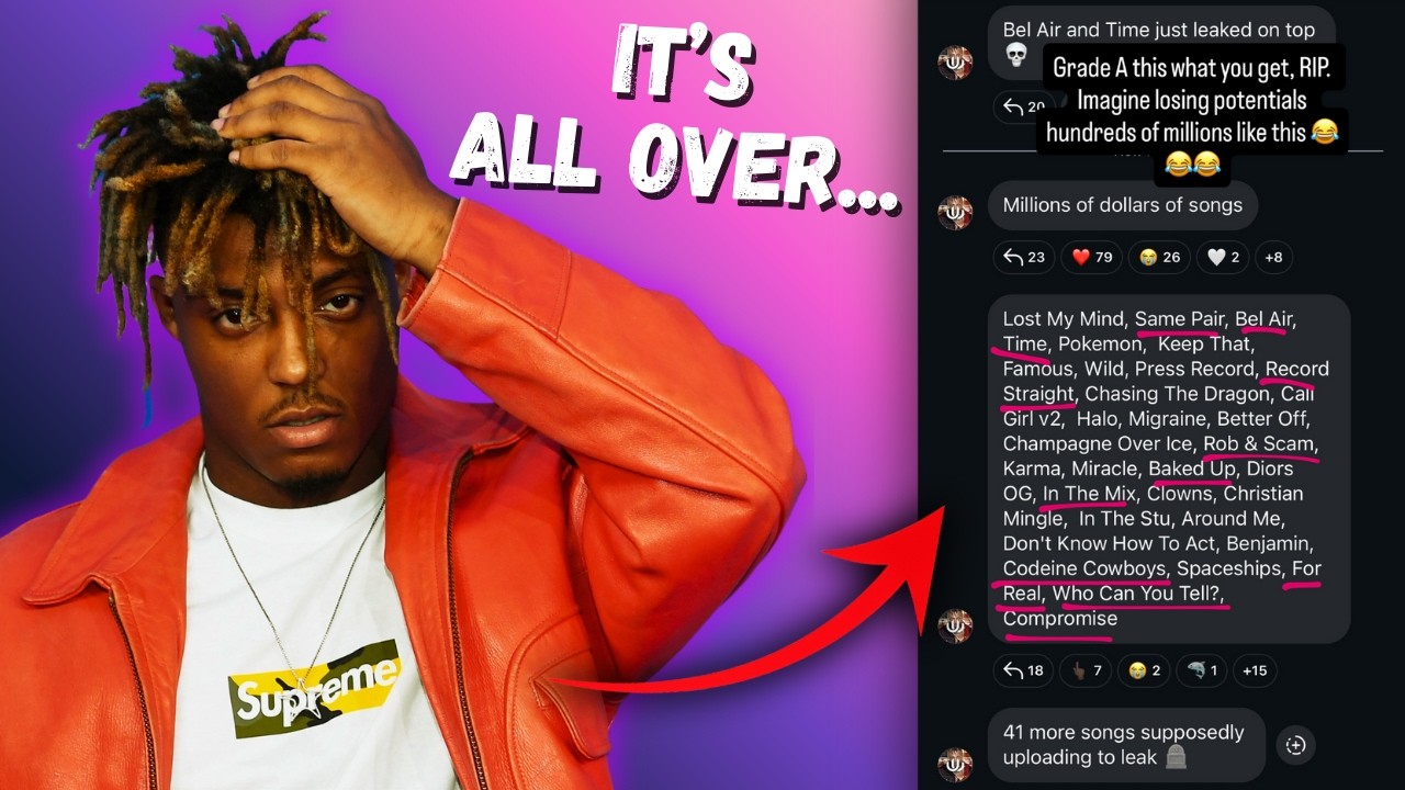 EVERY JUICE WRLD SONG JUST LEAKED....WTF!!! (Time, Bel Air, Rob & Scam)