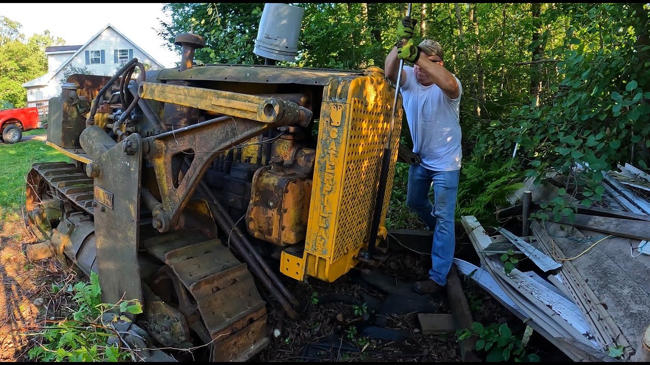 Cat RD-6 Parts Tractor Challenge! It's Free - If We Can Get It Moved... #2H1768 Ep.8