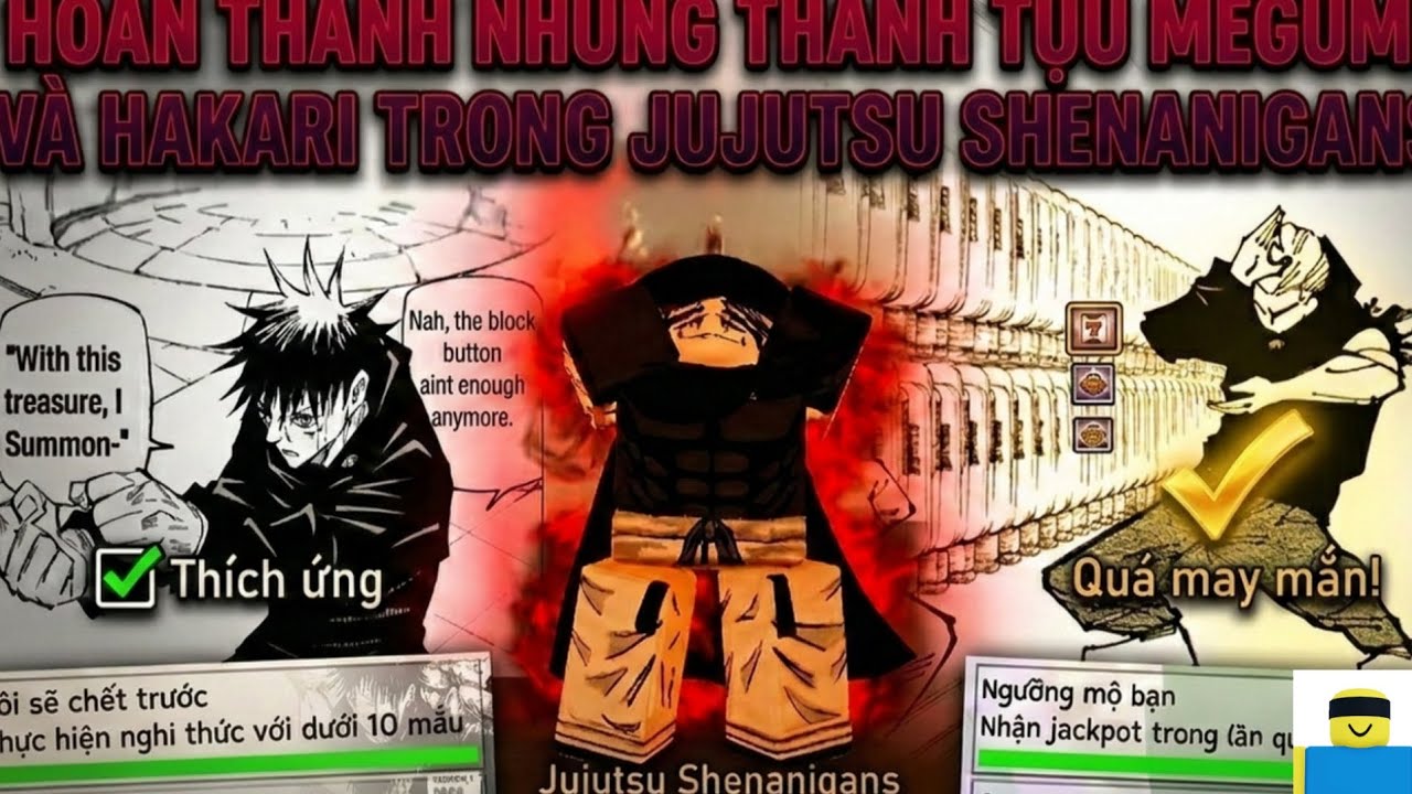 Hoàn Thành Thành Tựu Hakari Và Megumi | Jujutsu Shenanigans P2
