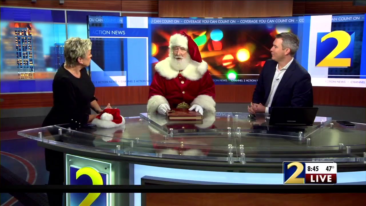 Santa Rick visits WSB-TV
