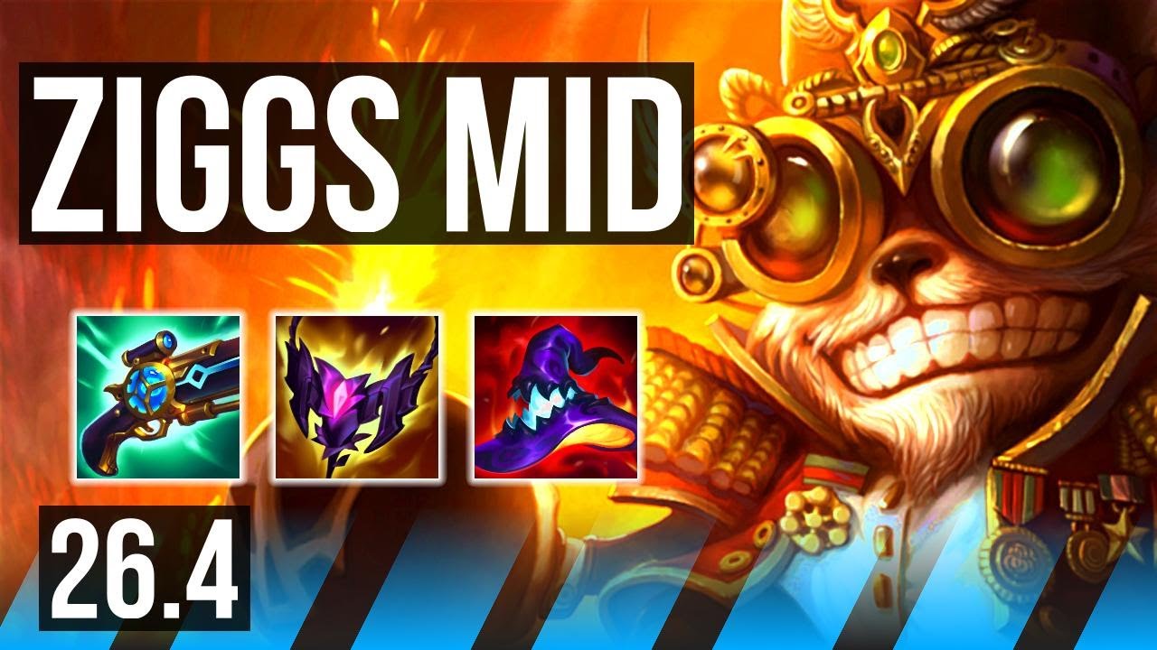 ZIGGS vs VEIGAR (MID) | EUW Master | 26.4