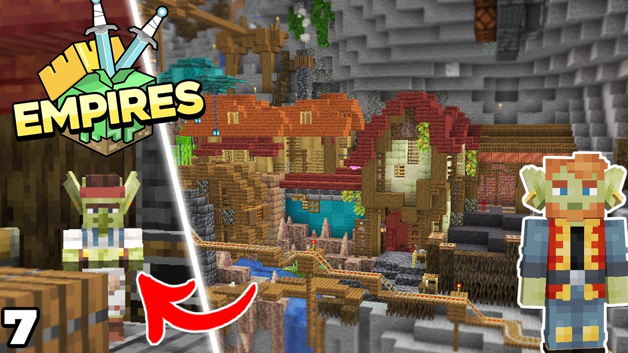 Empires S2: Я построил мясную лавку с жителями деревни Гоблины в Minecraft 1.19 Survival (#7)