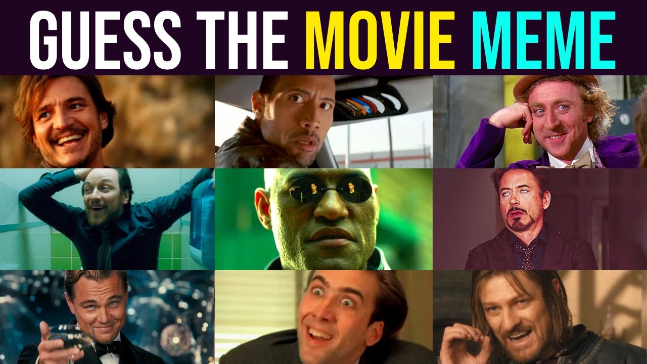 Guess the Movie from the Viral Meme Image/Scene | 50 Movie Memes Challenge