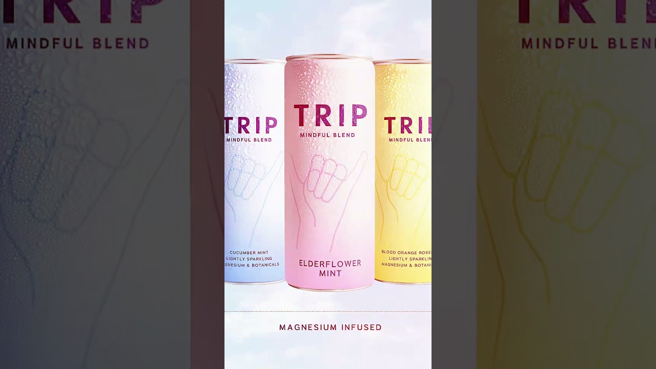 TRIP CBD Drinks Review 🌿 | TikTok Viral Wellness Drink Test 2025