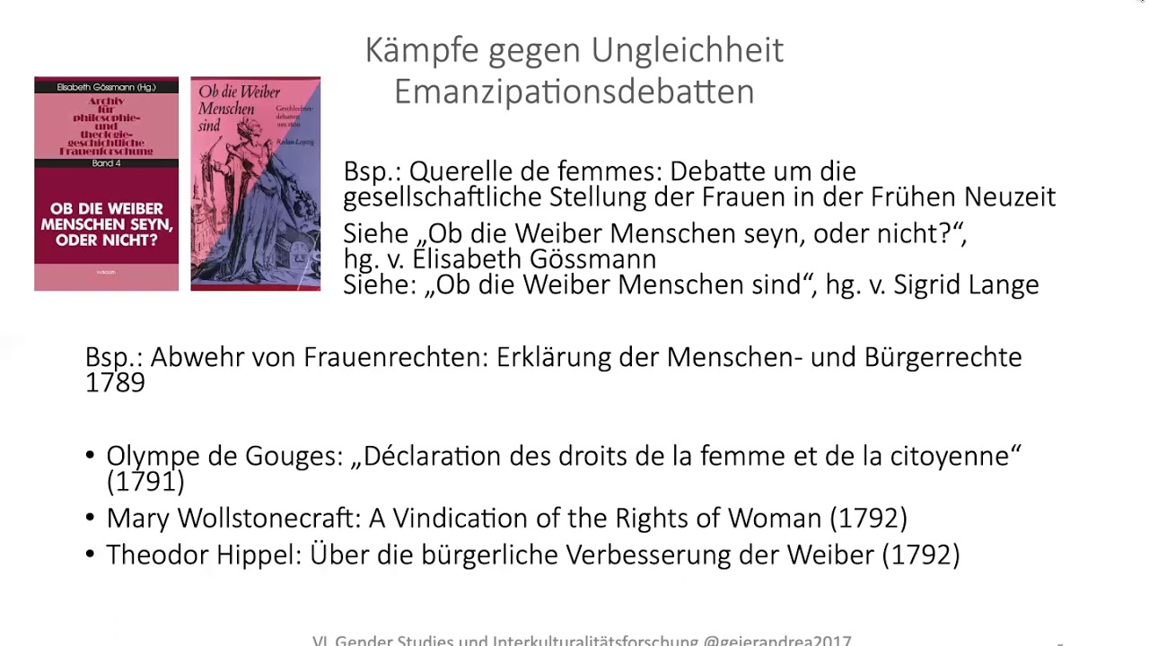 Patriarchat: Konzept und Kritik. VL Gender Studies und Interkulturalitätsforschung