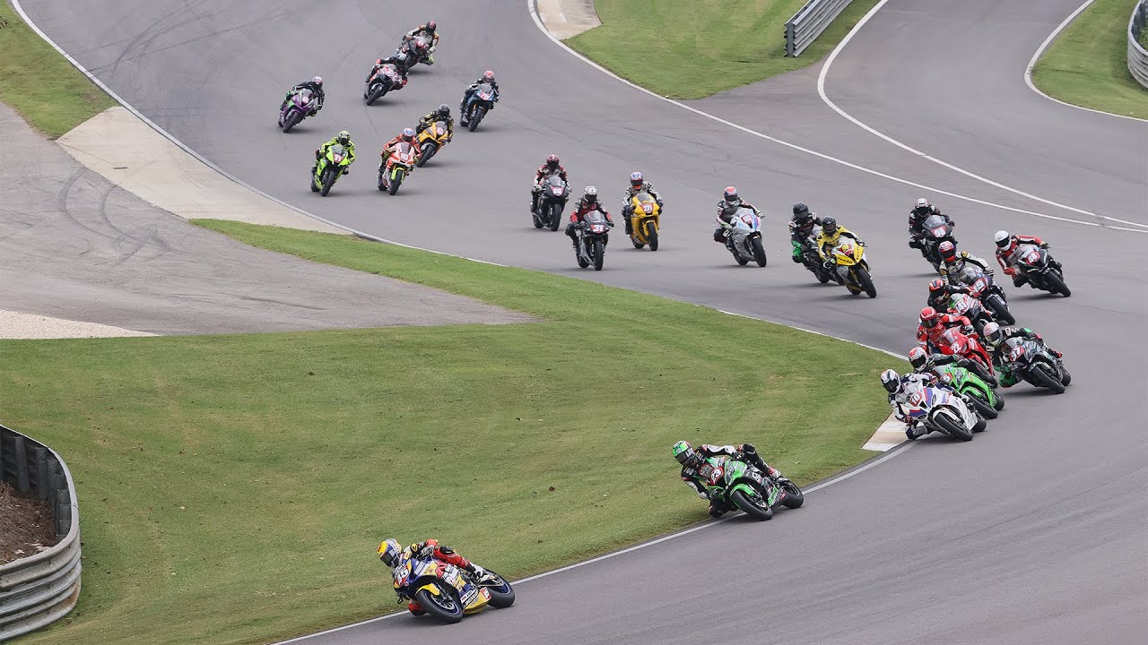 Гонка MotoAmerica Stock 1000 Race 1 в Алабаме 2020