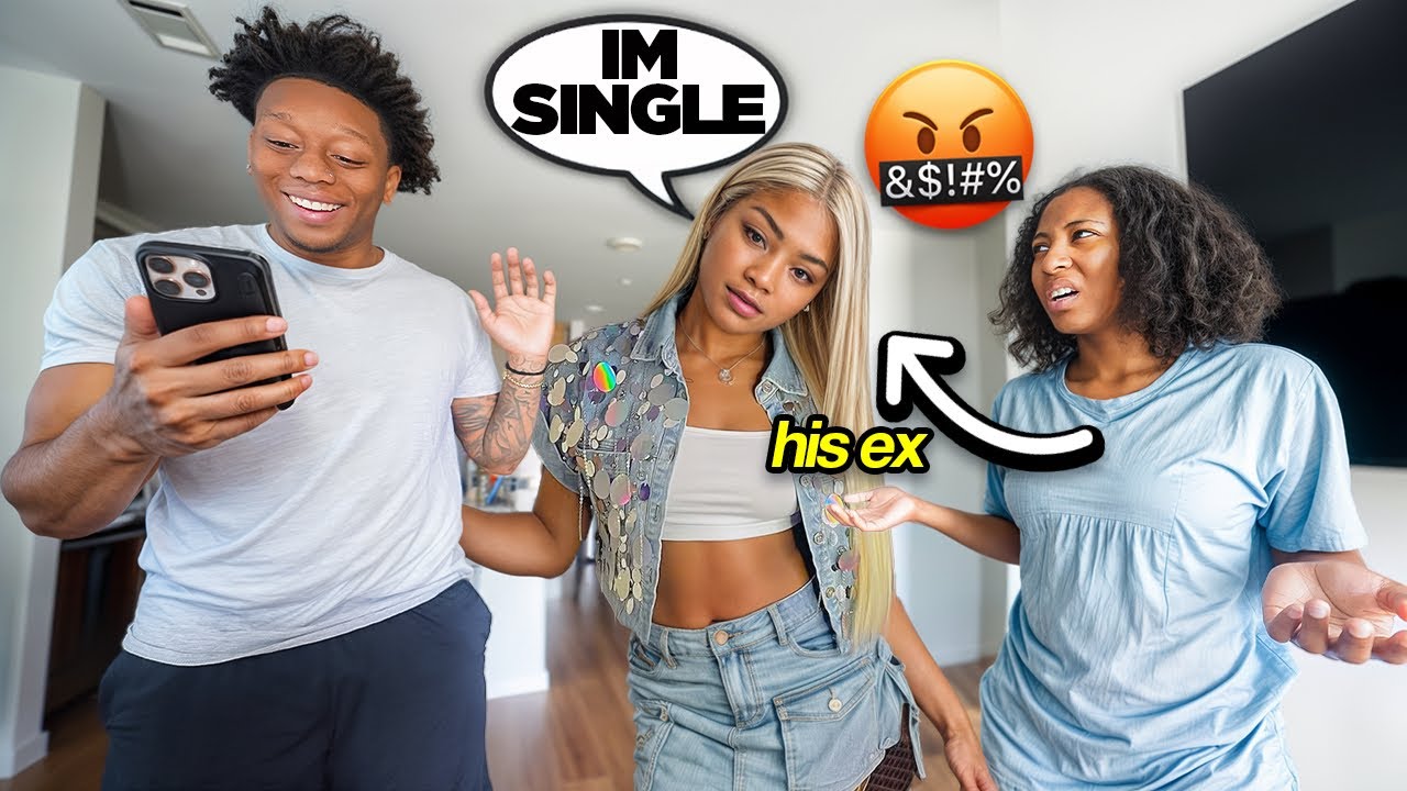 GETTING EXCITED THAT MY EX IS SINGLE!! *PRANK ON GIRLFRIEND*