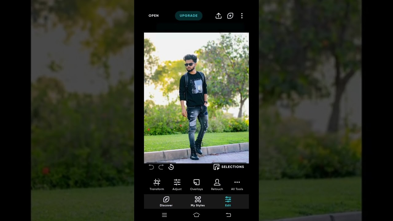 polarr app se photo editing kaise kare#shorts #youtubeshorts