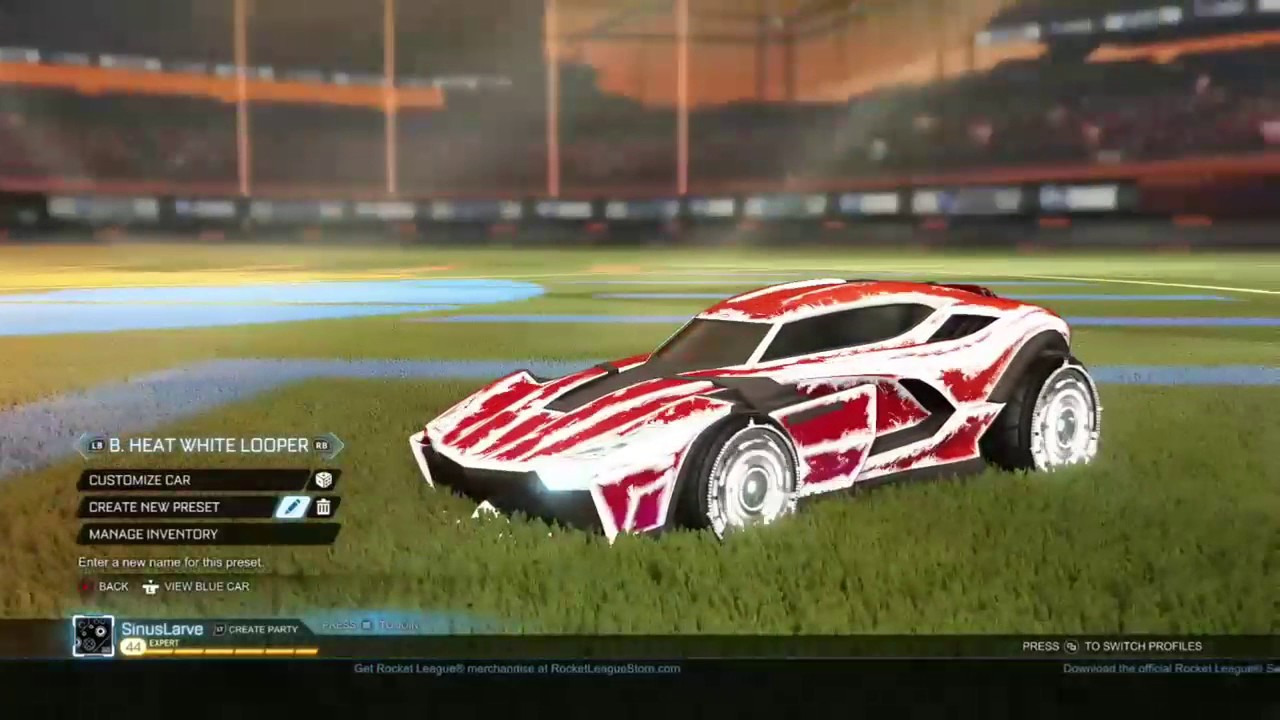 Rocket League&reg; - 10 Awesome Presets - 9 Painted Exotics / All Black Markets