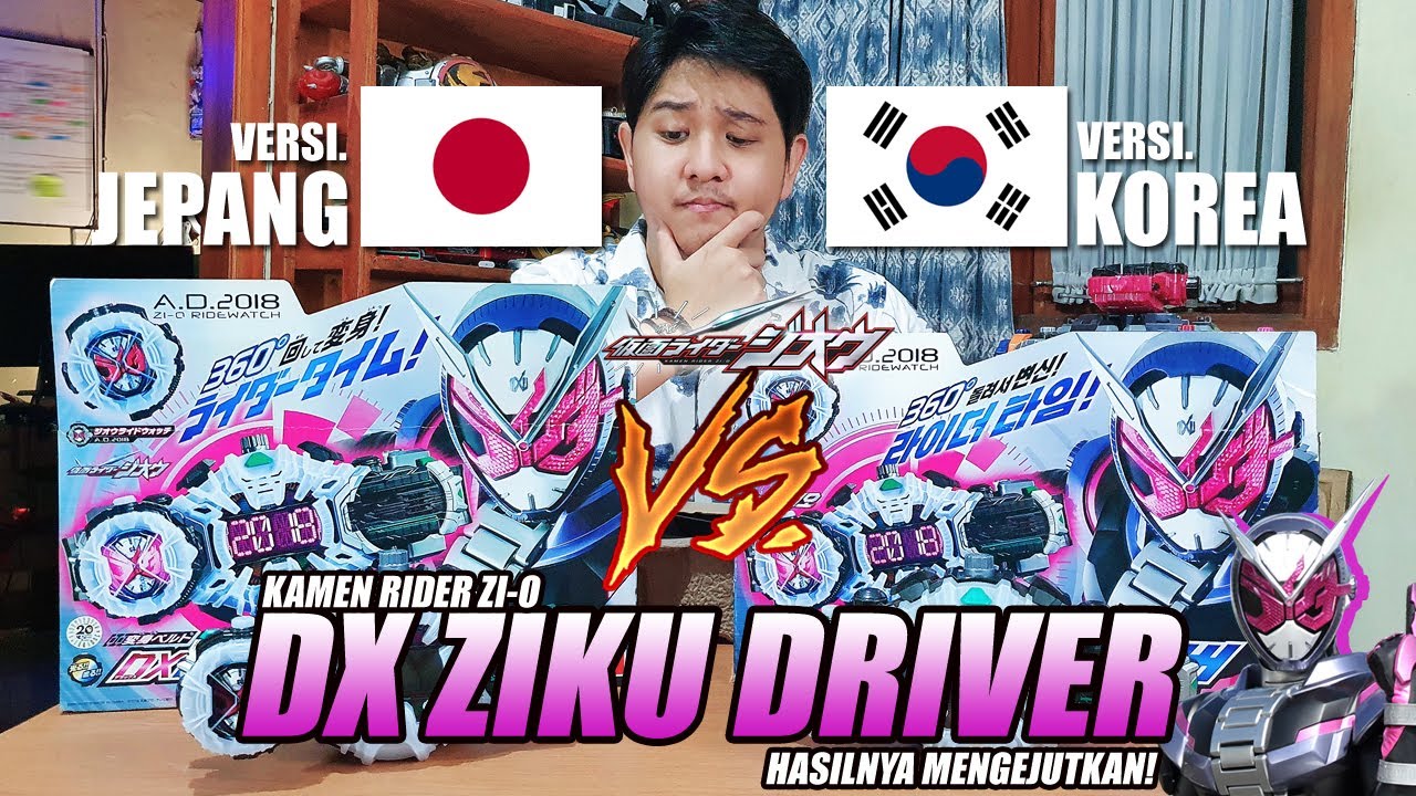 DX ZIKU DRIVER versi KOREA vs JEPANG! YUK KITA ADU 2 HENSHIN BELT INI! [Kamen Rider Zi-O]