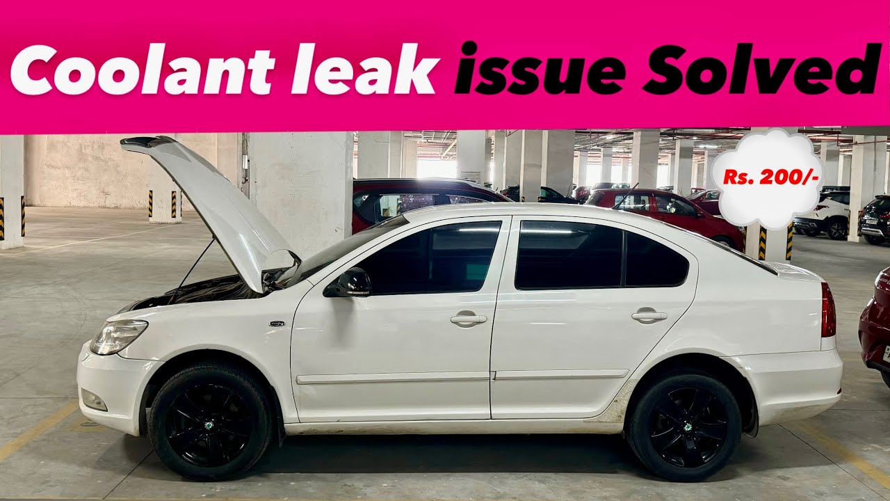 Skoda Laura type-2 Coolant leak issue solved in just Rs.200 in Telugu by #23