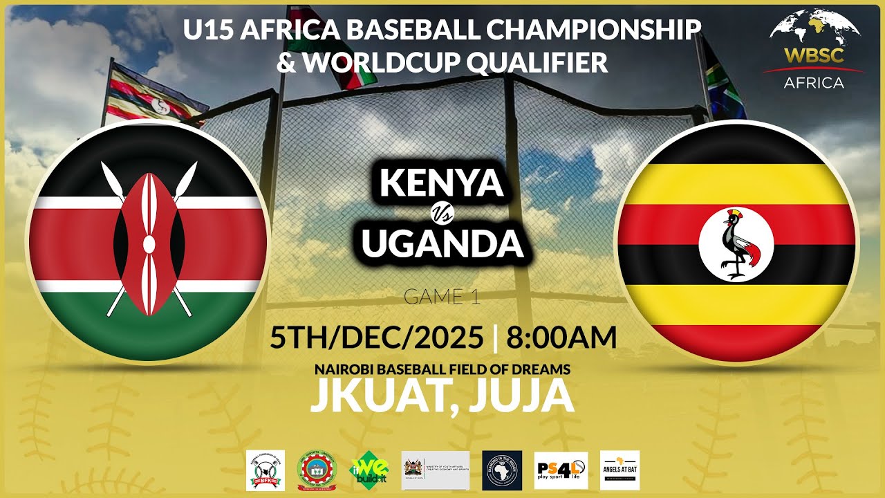WBSC U15 AFRICA QUALIFERS SOUTH SUDAN VS SOUTH AFRICA GAME ONE
