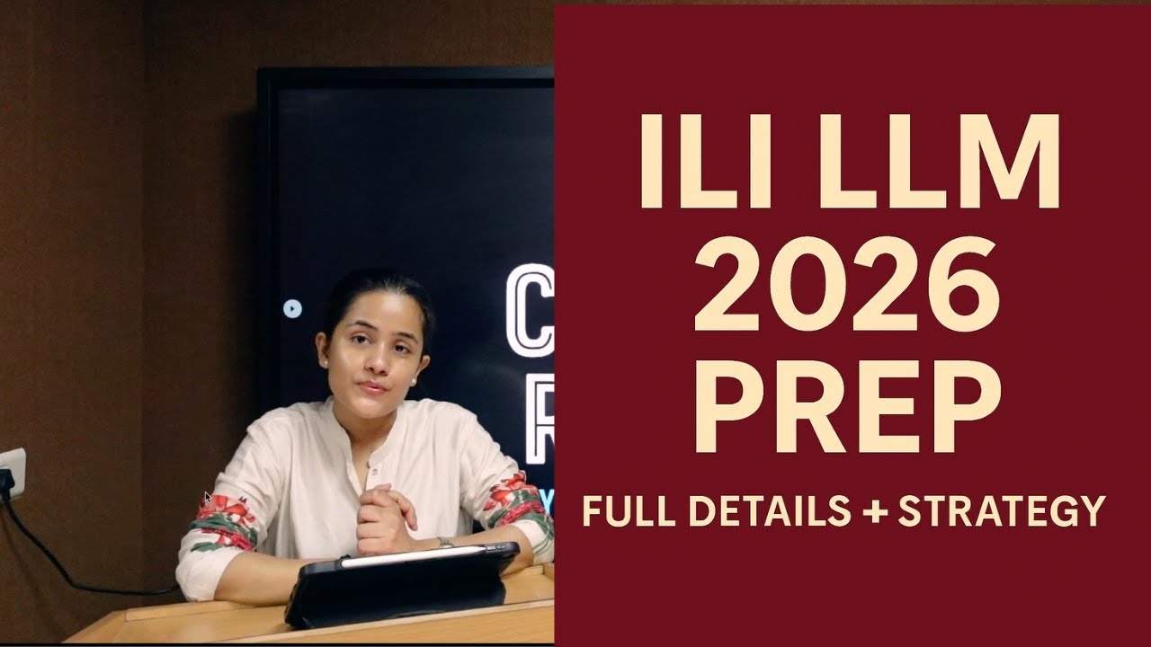 ILI LLM Entrance 2026 | Indian Law Institute Delhi | Syllabus, Strategy & Preparation Guide