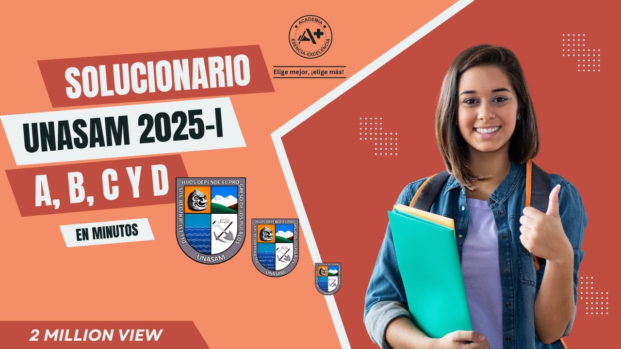 🔴 EN VIVO | Solucionario Oficial del Examen de Admisión UNASAM 2025-I