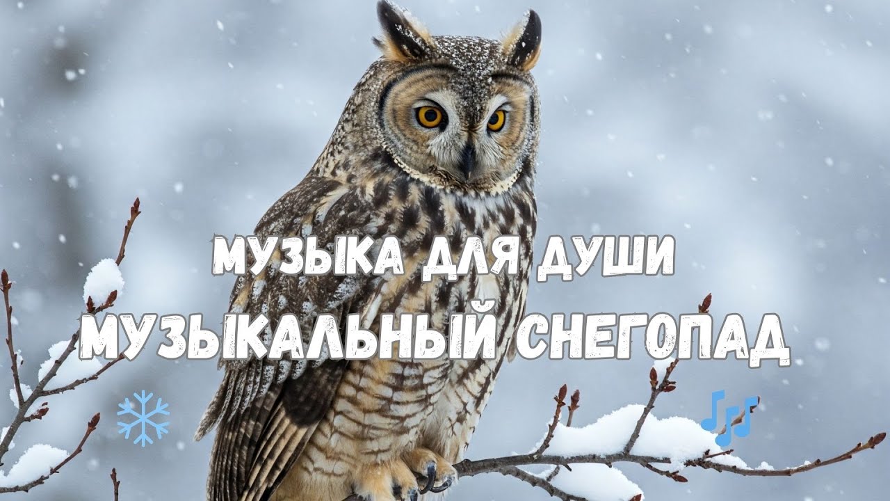 Музыкальный Снегопад ❄️🎶 - Красивая инструментальная музыка | Beautiful Instrumental Music | 38 Min.
