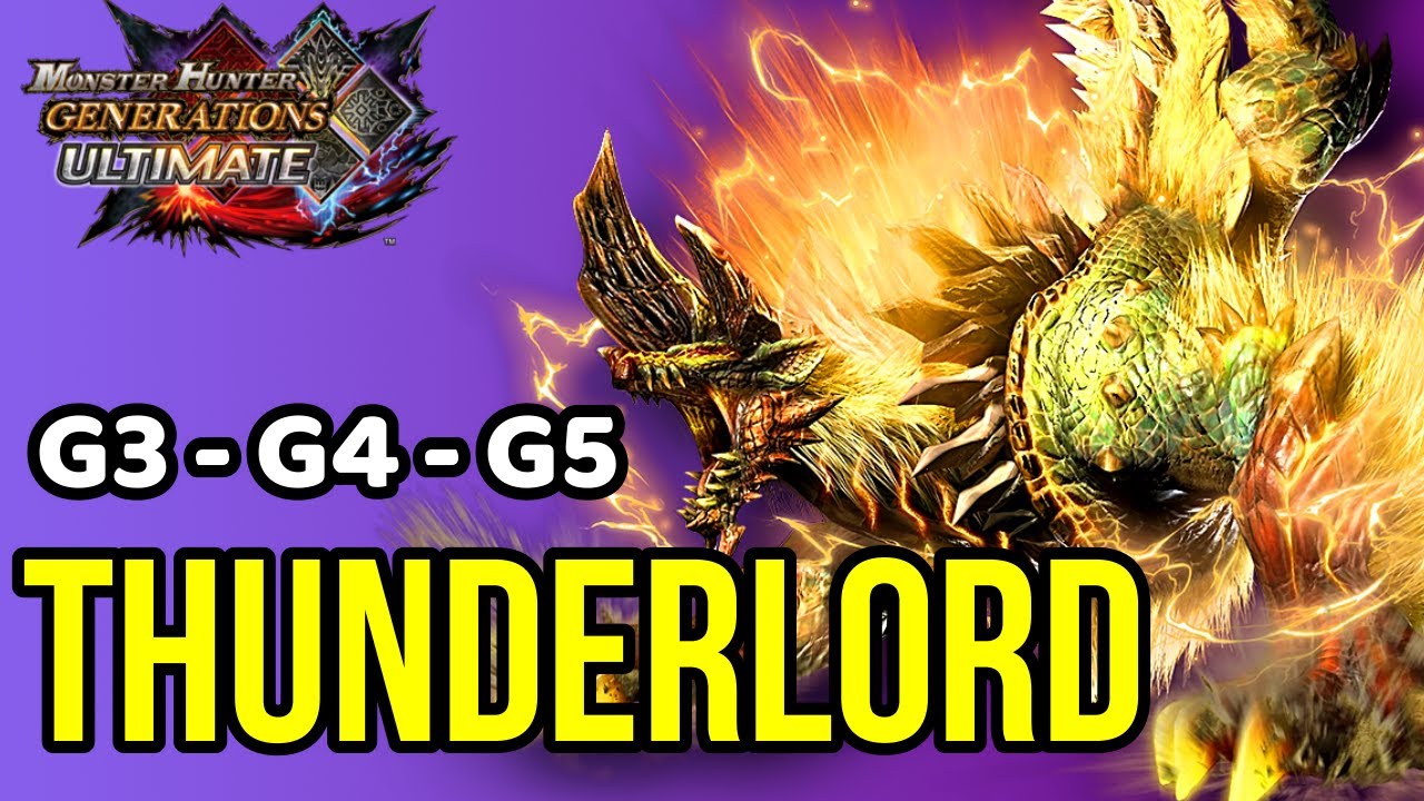 MHGU Thunderlord Zinogre G5 Is The Most Toxic Thing I've Experienced | With Timestamps