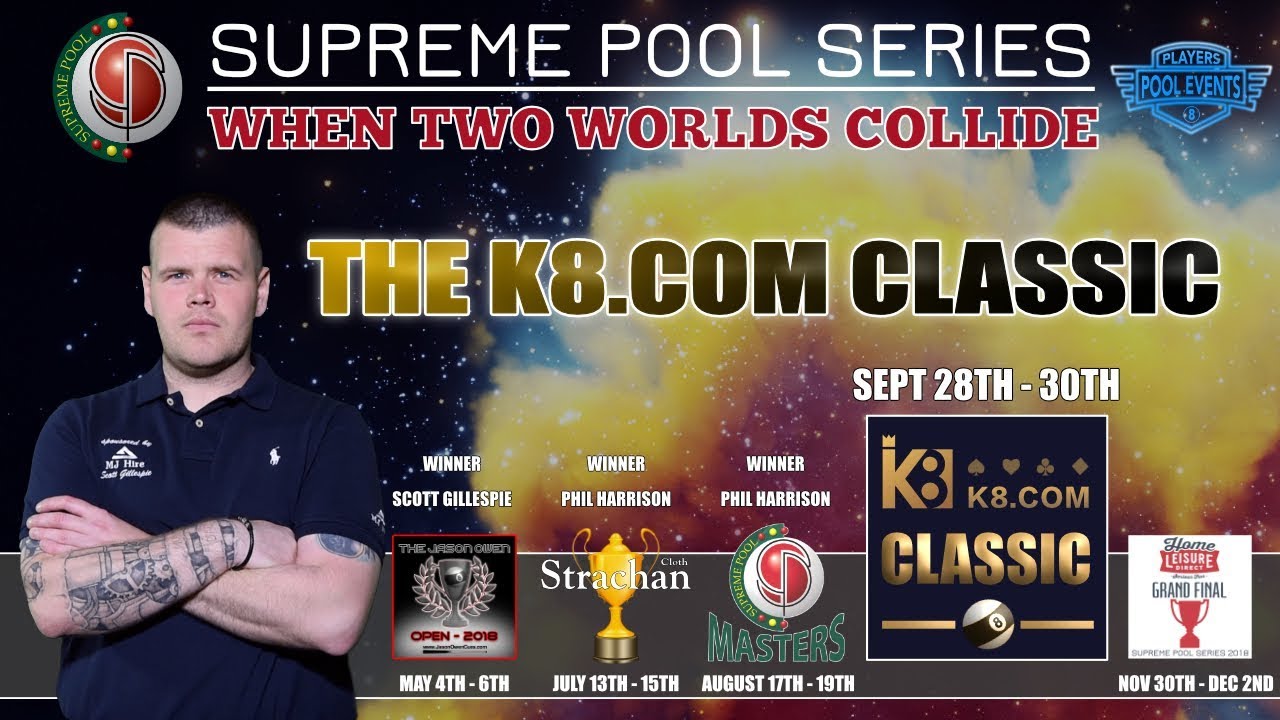 Kristi Caulfield vs Rob Wharne - T4 - The Supreme Pool Series - K8.com Classic - Race to 11
