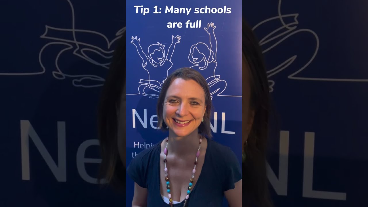New2NL Anniversary tips - Tip #1: Many schools are full