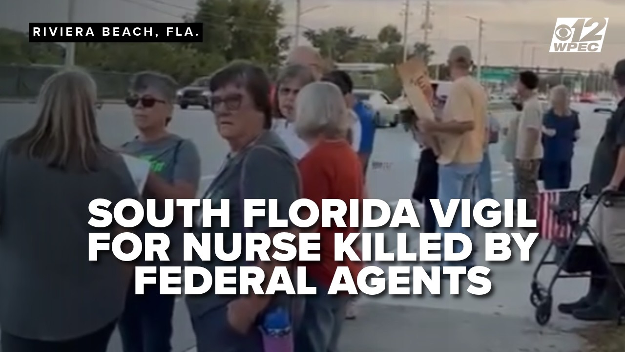 Candlelight Vigil Held in South Florida for Nurse Shot by Federal Agents in Minnesota