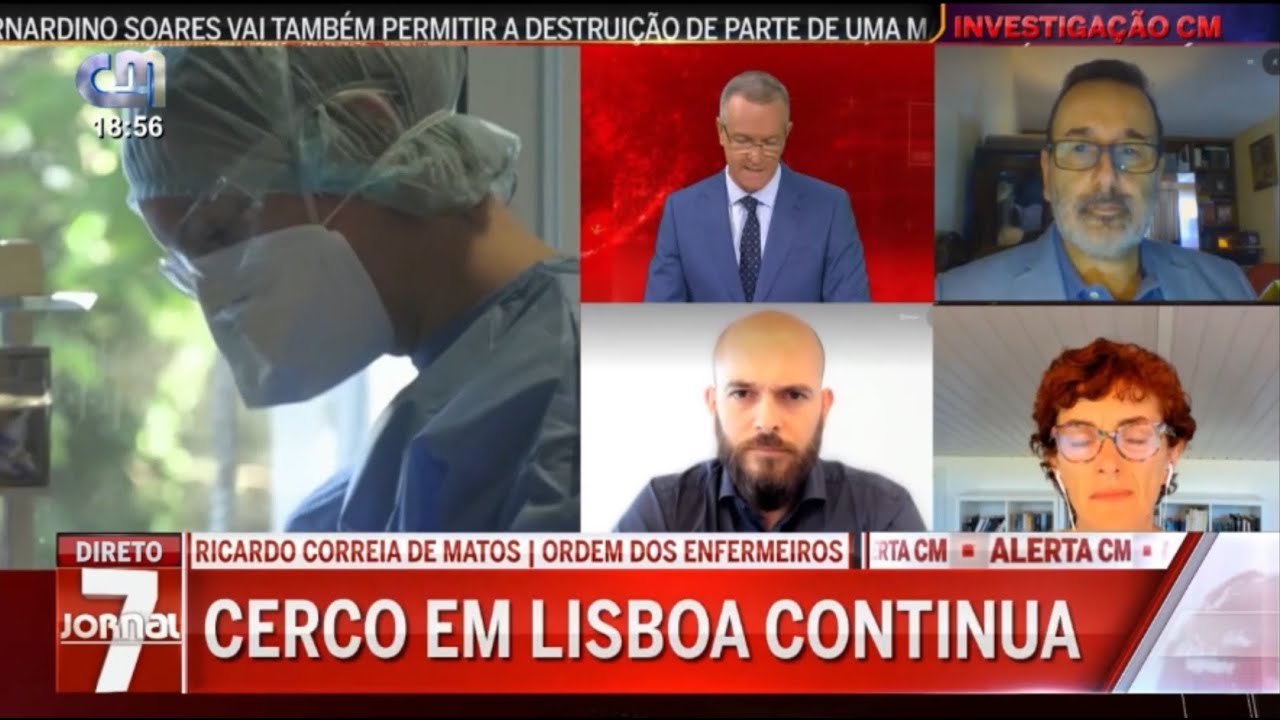 Ricardo Correia de Matos no Jornal às 7