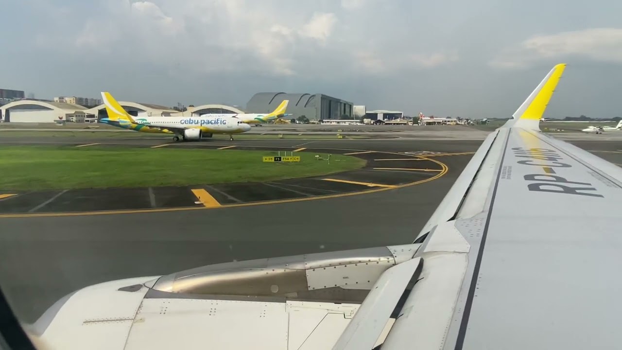 TAKEOFF || Cebu Pacific Air Flight from Manila to Cebu || 5J581 RP-C4116 Airbus A321-211