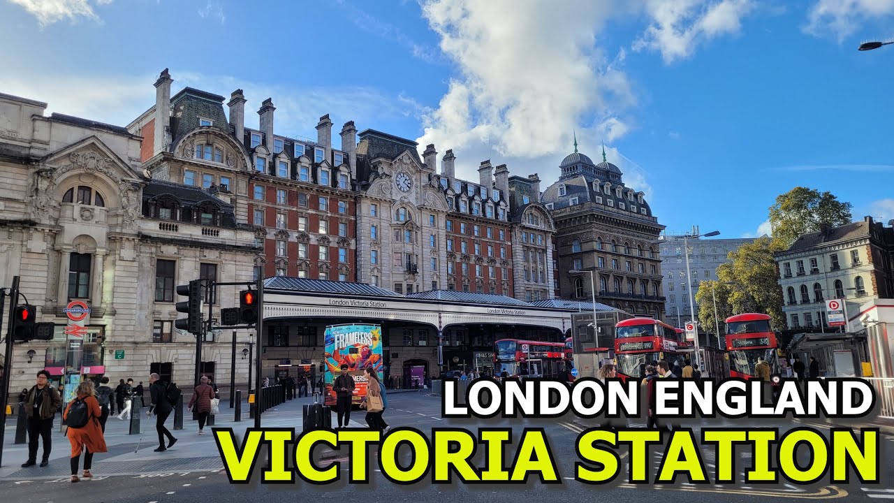 [4K] 🇬🇧 Victoria Station Walking Tour | London England
