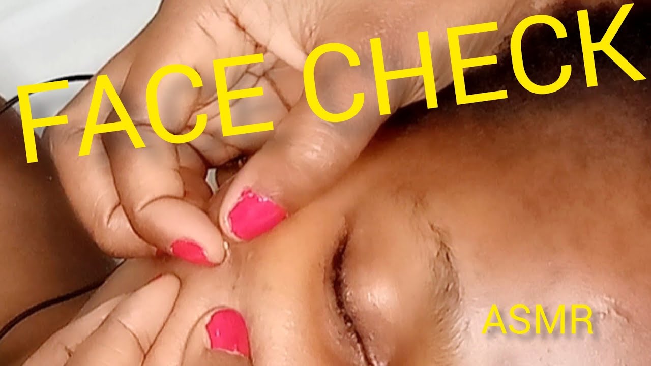 what is that?😳 | Asmr face touching