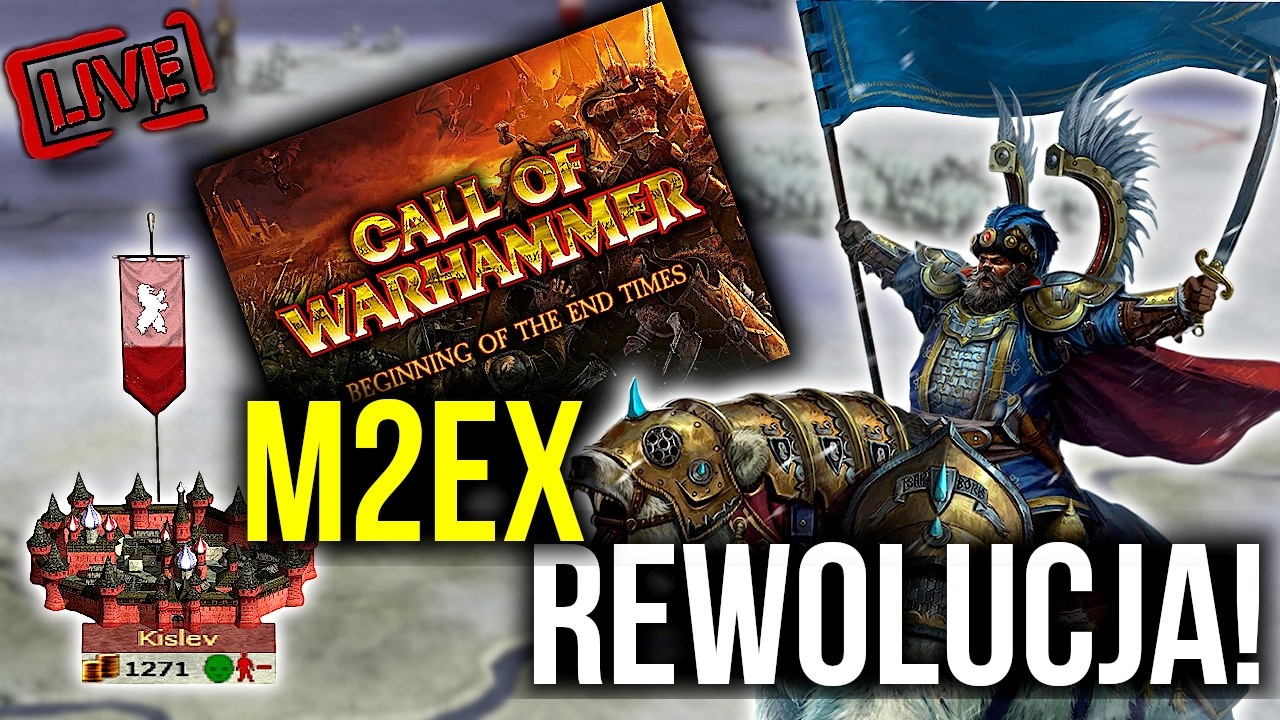 Call of Warhammer 3.0 + Nowy Patch do Medievala! (M2EX) | Stream🔴#1