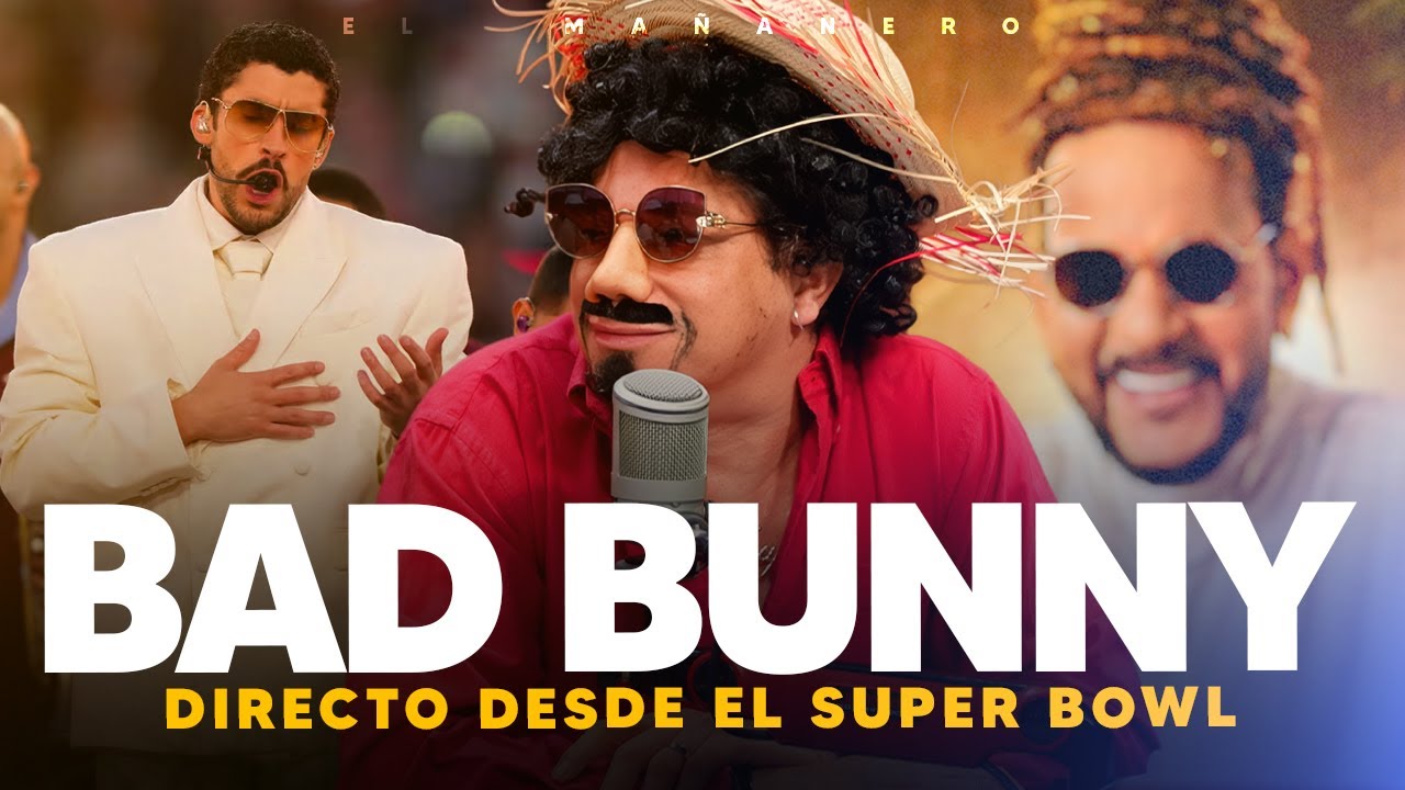 Bad Bunny llega al Mañanero DESDE EL SUPER BOWL