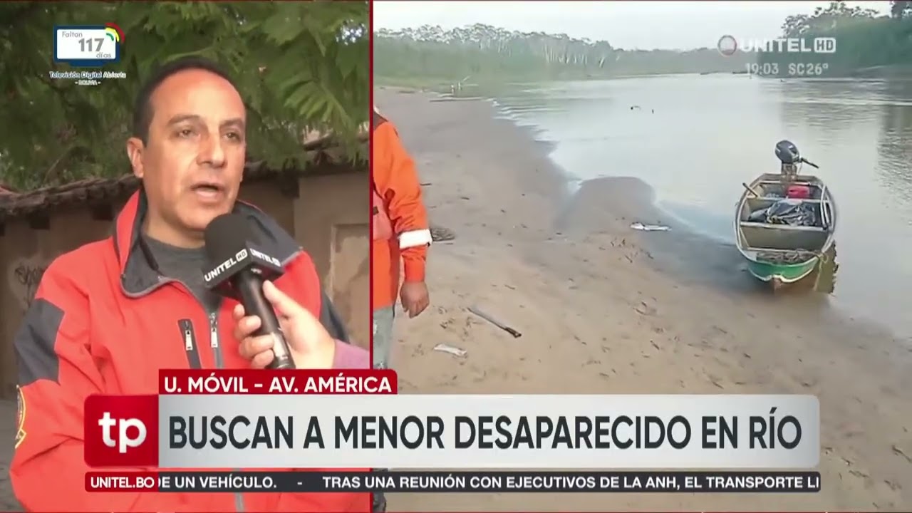 Padre fallece y su hijo está desaparecido tras el vuelco de su canoa en un río del trópico