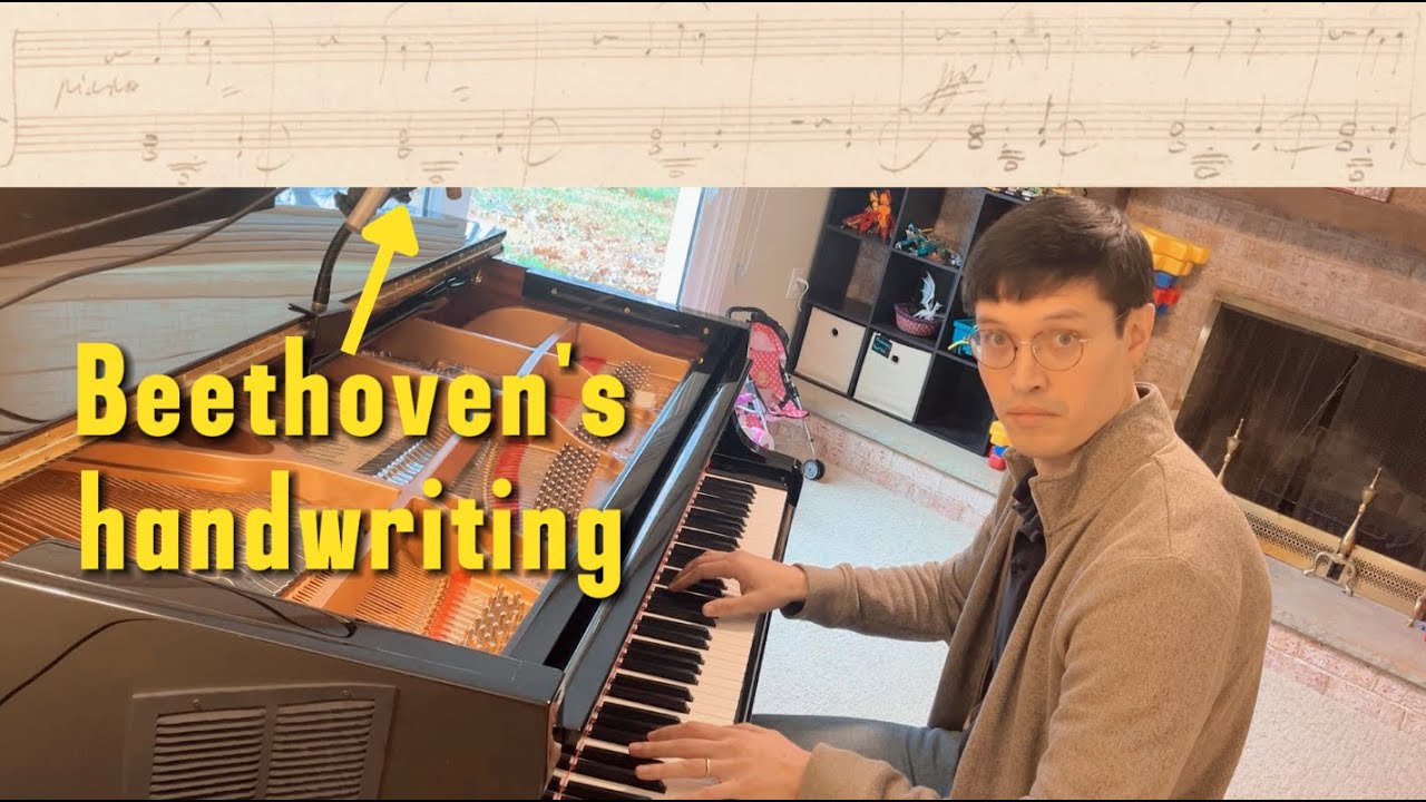 When Beethoven puts weird pauses in his piano music