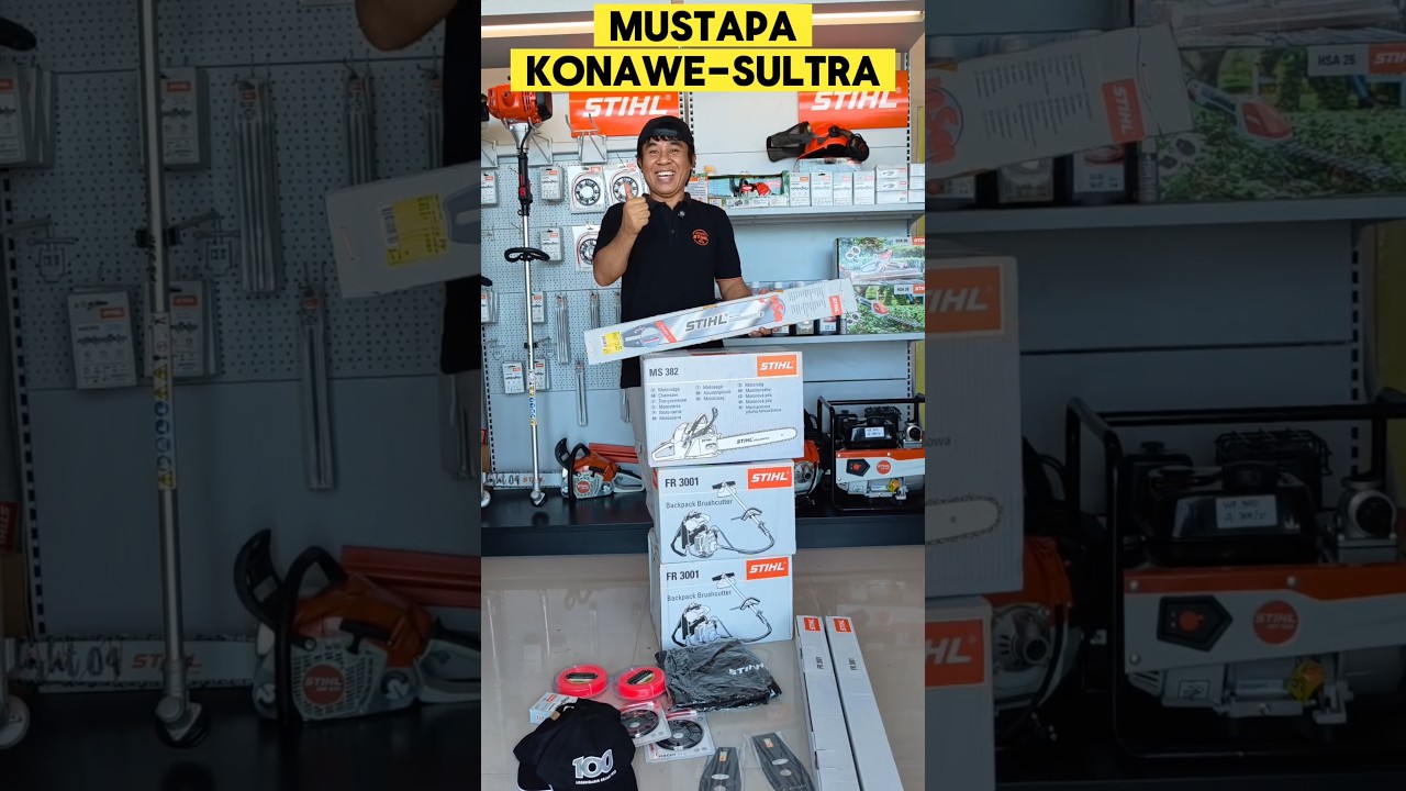 Sultan Konawe Borong Mesin STIHL:Senso MS 382 dan Potong Rumput FR 3001