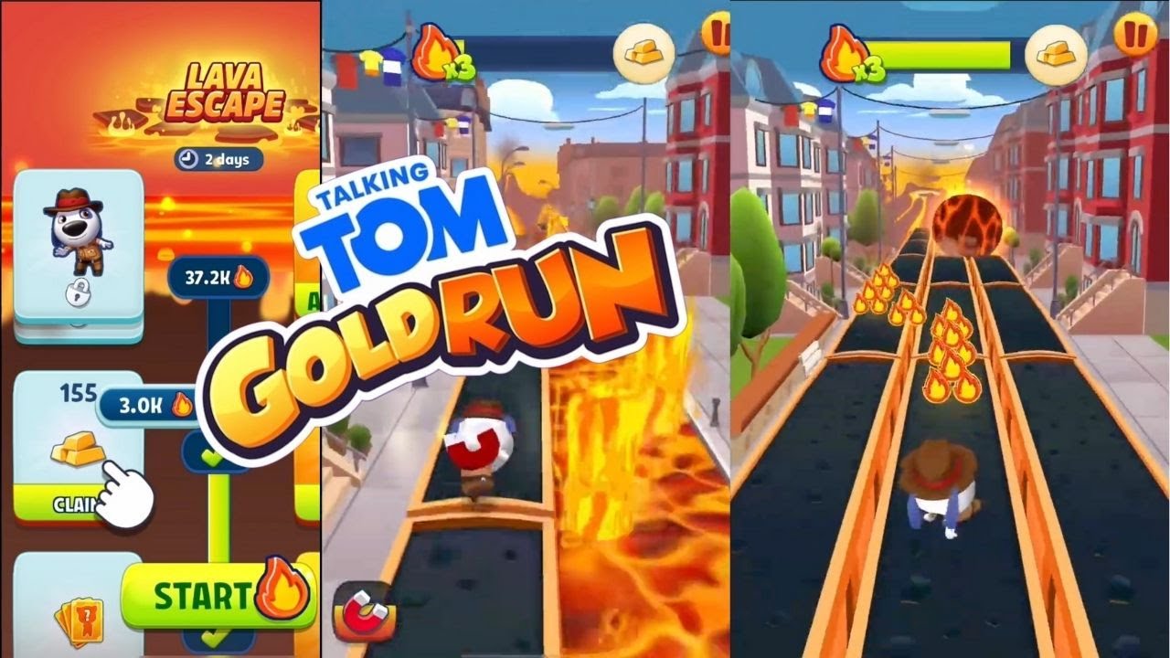 Tom Gold Run New Update Tom Gold Run Lava Escape Gameplay