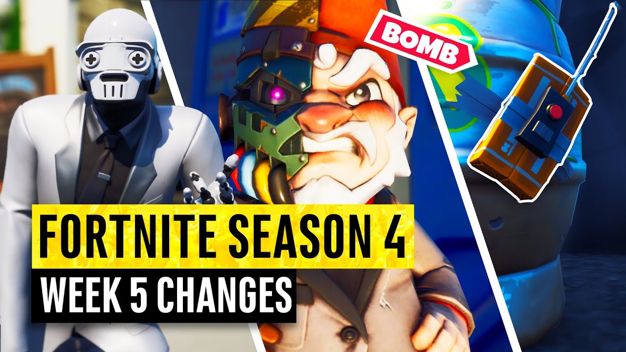 Fortnite | All Season 4 Map Updates and Hidden Secrets! WEEK 5