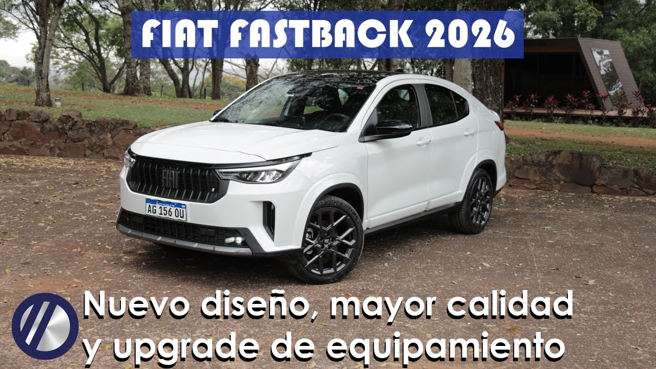 Nuevo Fiat Fastback 2026 | Todos los cambios, precios, versiones, motor, equipamiento y detalles