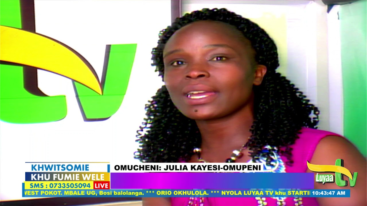 JULIAA KAYESI LIVE INTERVIEW AT LUYAA TV #KHWITSOMIE SHOW PART 2